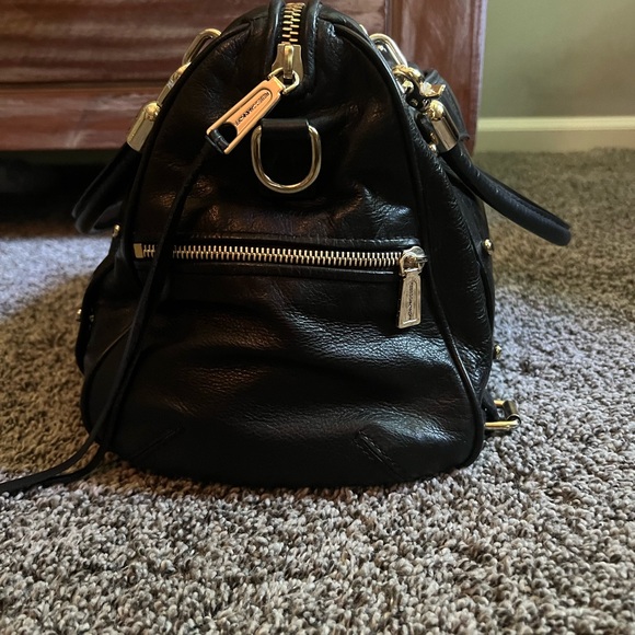 Rebecca Minkoff Black Satchel with Structured Design - Picture 4 of 9